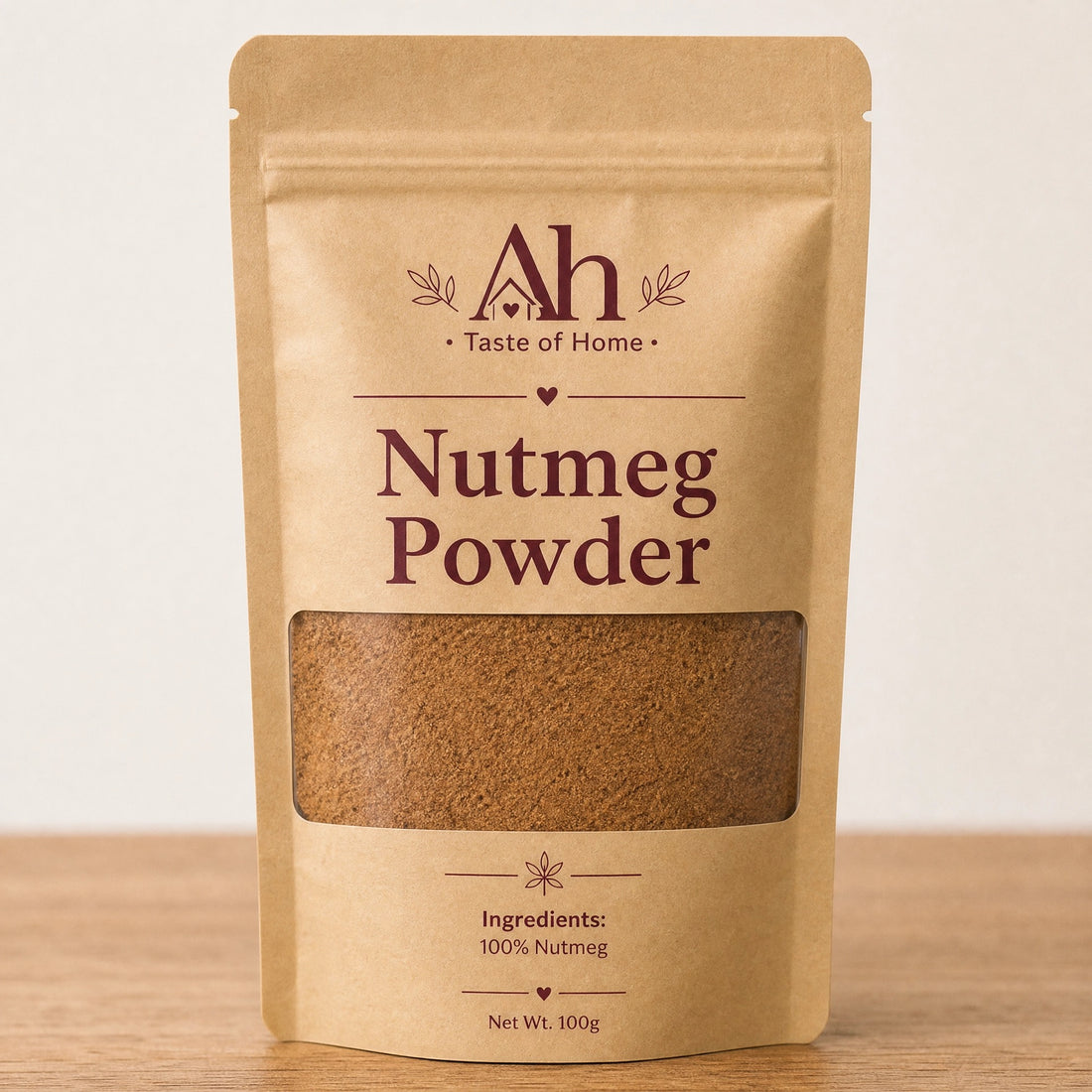 AH Taste of Home Whole Nutmeg – Premium Whole Caribbean Nutmeg for Baking, Cooking & Beverages