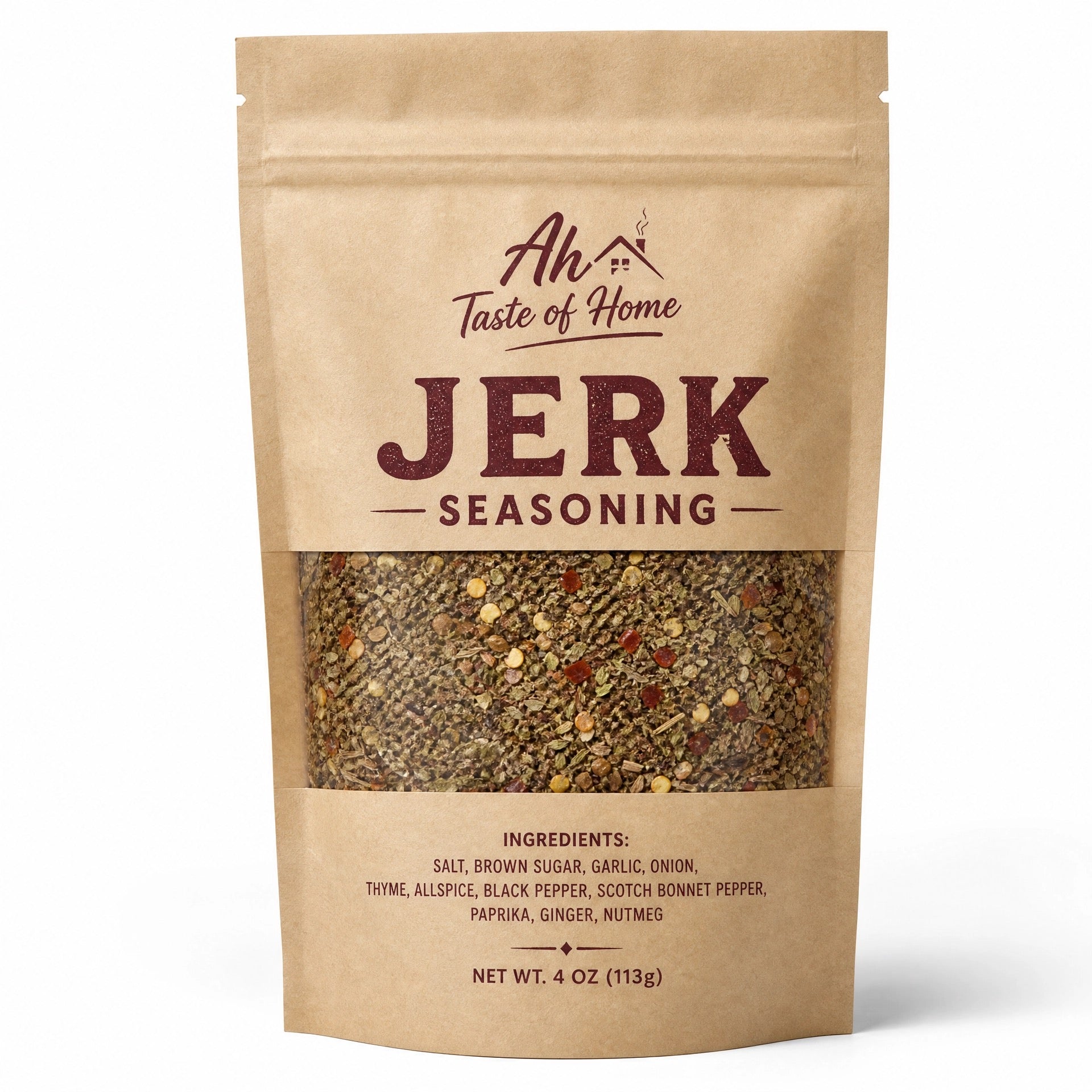 AH Taste of Home Jerk Seasoning – Authentic Trinidad Style Caribbean Spice Blend (Trinidad)