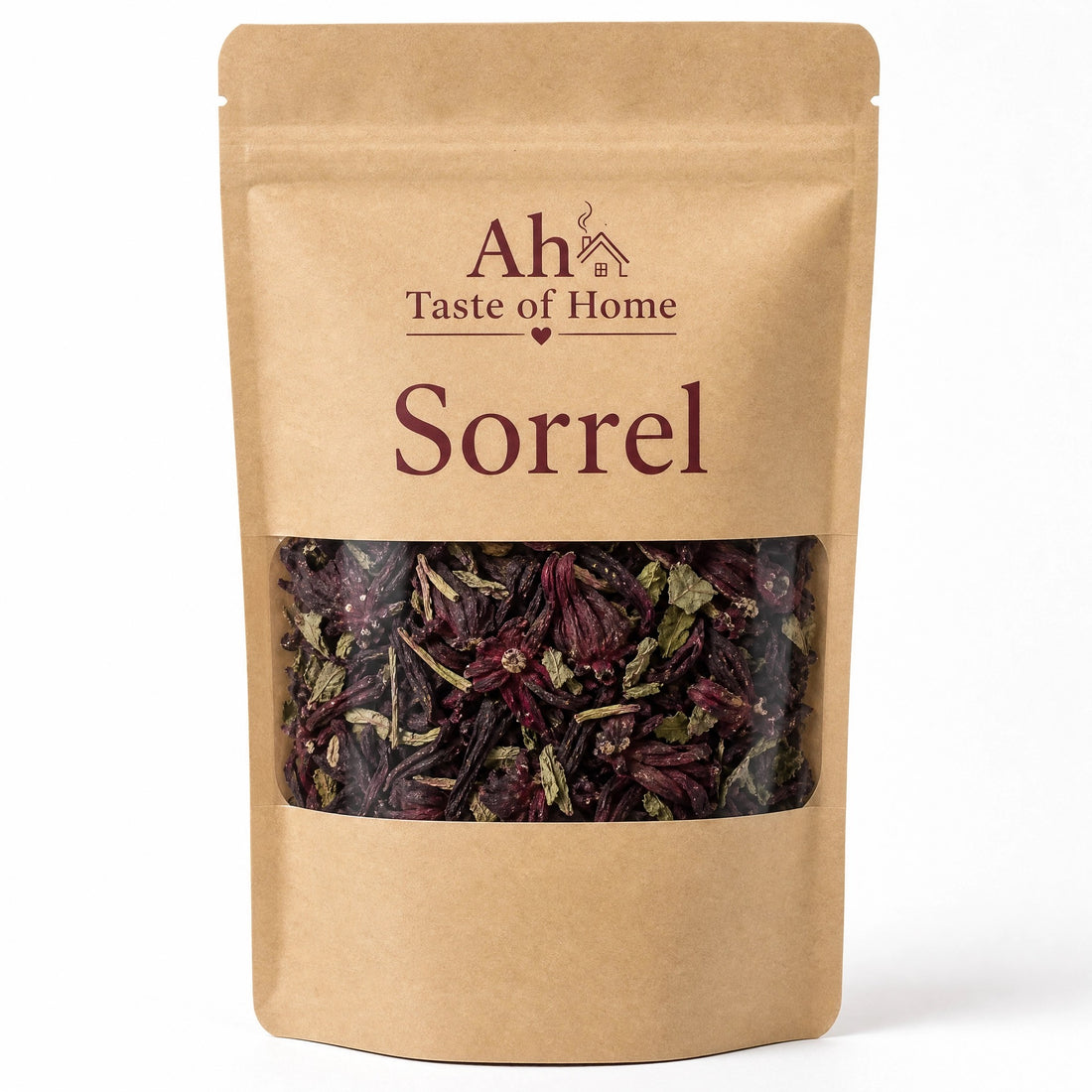 AH Taste of Home Sorrel (Hibiscus) Tea – Premium Loose Leaf Hibiscus Herbal Tea, Caffeine-Free Caribbean Infusion (Trinidad &amp; Tobago)
