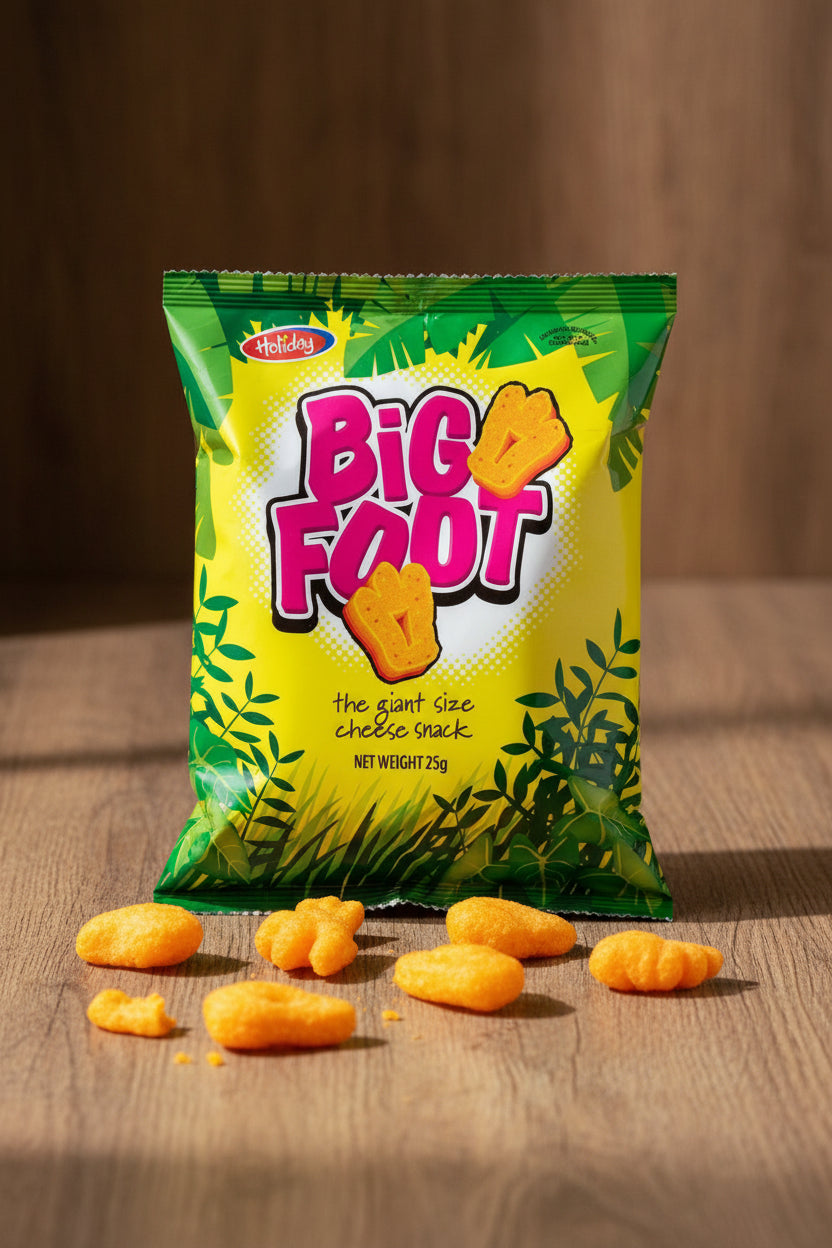 Big Foot giant size cheese snack 25g pack