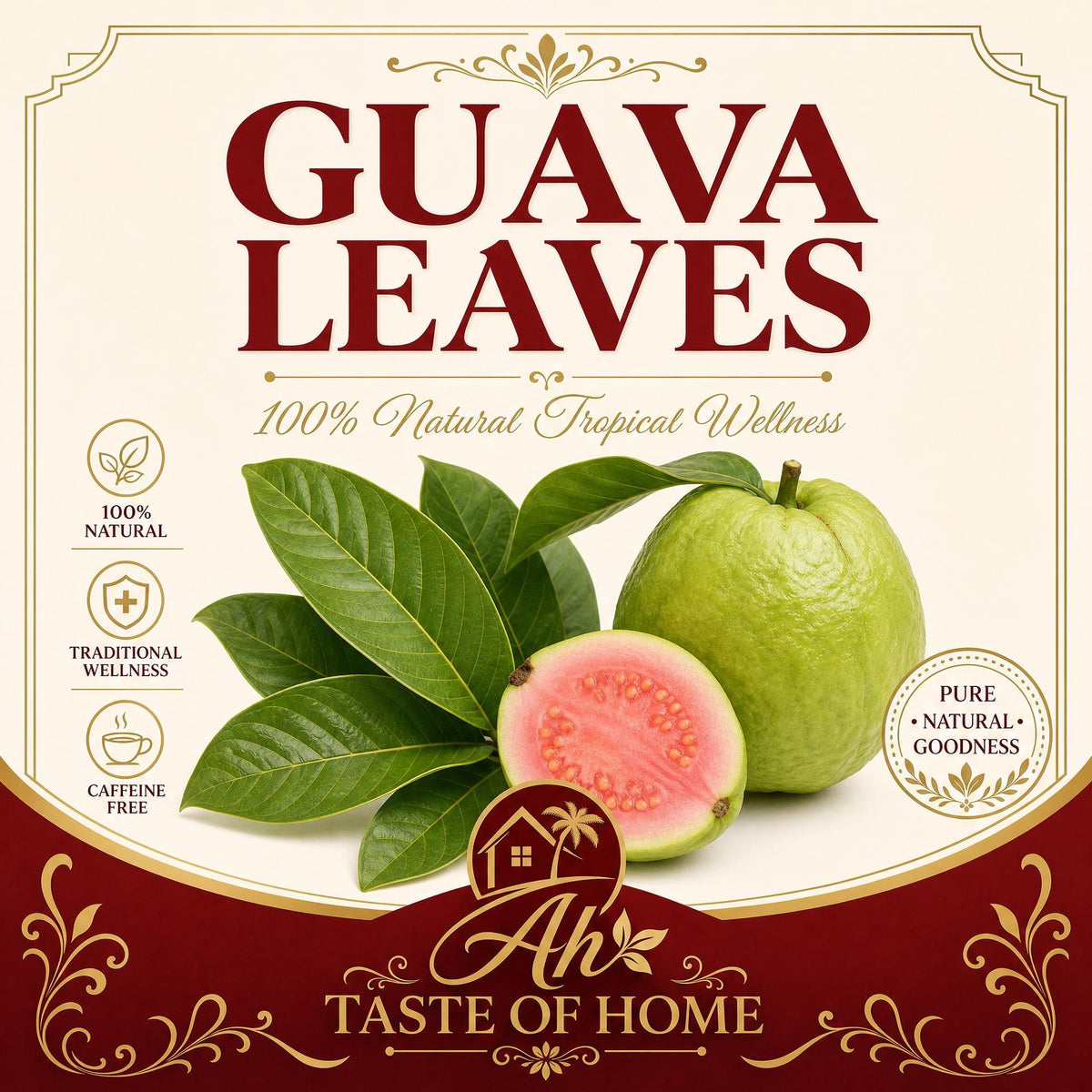 Guava Leaves Loose Leaf Tea | Caffeine-Free Caribbean Wellness Infusion. (Trinidad &amp; Tobago) __etsy:8202585170